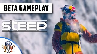 Steep - Beta Gameplay - Gold Medal Runs (Tricks, Stunts & Gold Runs)
