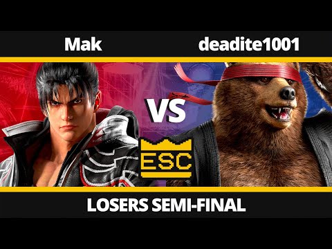 ESC 54 - Losers Semi-Final - Mak (Jin) Vs. deadite1001 (Kuma) - Tekken 8 UK Launch Tournament