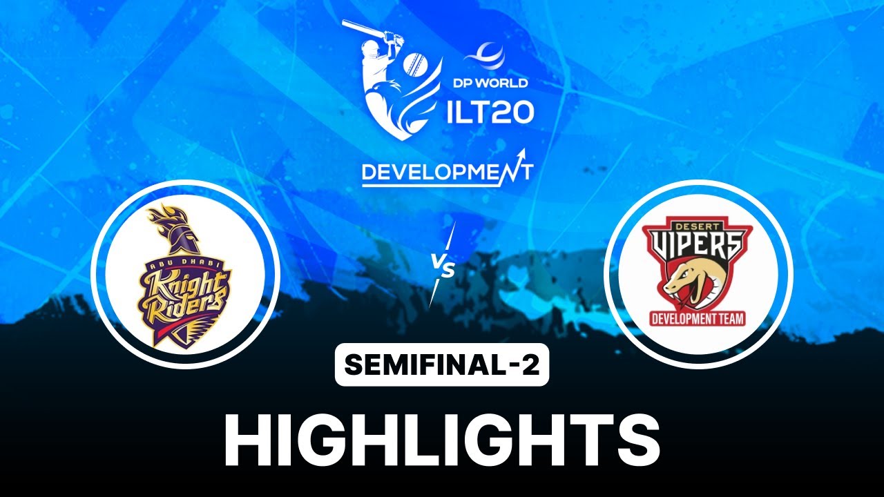 Abu Dhabi knight Riders Development VS Desert Vipers Development