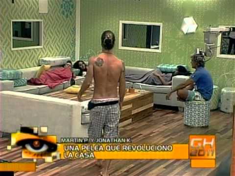 Pelea de Jony K. con Luz, Solange y Emiliano - Gran Hermano 2011 Argentina