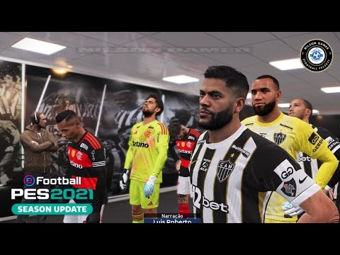 ATLÉTICO-MG X FLAMENGO GAMEPLAY DIGITAL JOGO DE HOJE ASSISTA AGORA NO PC PES21 