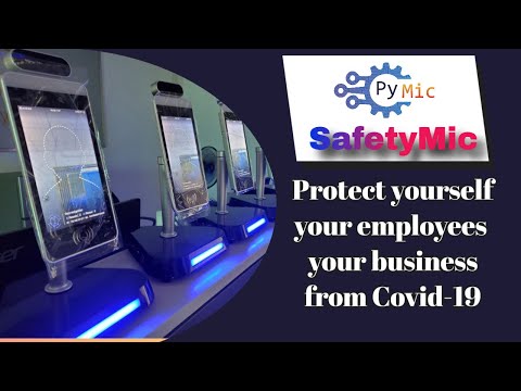 Face recognition intelligent with temperature measurement, mask detection and access control