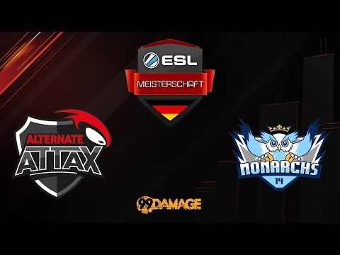 CS:GO - ALTERNATE aTTaX vs. Team Monarchs - ESL Frühlingsmeisterschaft 2018 - Tag 7 - Overpass