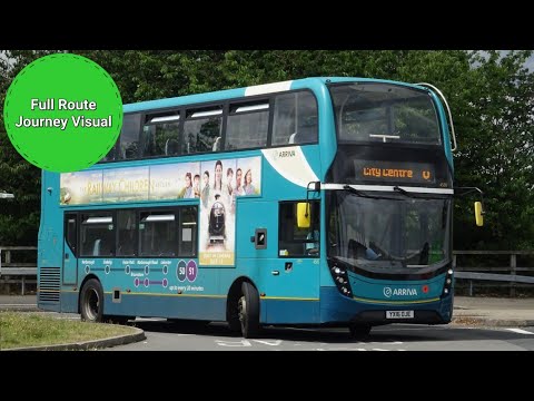 Arriva Leicester 6A Full Route Journey Visual- City Centre to Thurmaston, Asda | YX16OJE 4505
