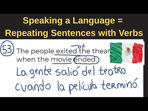 Spanish vocabulary course - Spanish verbs #7