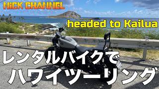 【モトブログ】レンタルバイクでハワイ　ハロナ潮吹き岩展望台からカイルアのパンケーキ屋さんへ　#アメリカ #ハワイ  #にっくちゃんねる  【ハーレー・ナイトスター】
