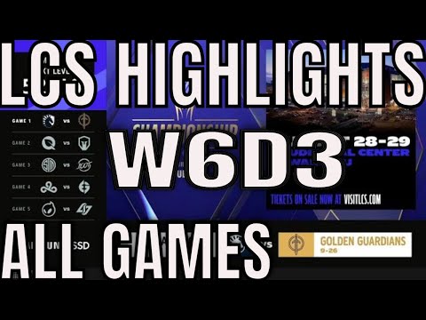 LCS Highlights ALL GAMES W6D3 Summer 2021