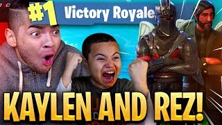 9 YEAR OLD BROTHER AND MINDOFREZ PLAY DUOS!!! I CLUTCH THE IMPOSSIBLE! (EPIC) FORTNITE BATTLE ROYALE