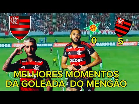 Portuguesa RJ 0 x 5 Flamengo  Melhores Momentos COMPLETO  Cariocão 2025