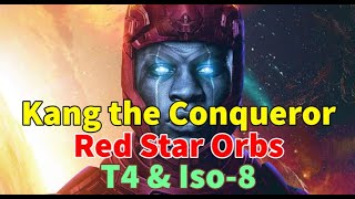 Kang the Conqueror! Red Star Orbs Opening, T4 & Iso-8 Review! Masters of Evil | MARVEL Strike Force
