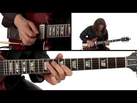 Robben Ford Guitar Lesson - A minor Blues 3rd Chorus Performance