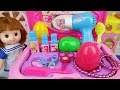 Baby Doli and beauty surprise eggs bag and baby doll hair shop toys play