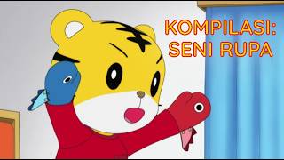 Kompilasi: Seni Rupa | Kartun Anak Bahasa Indonesia | Shimajiro Indonesia