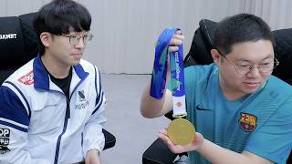 감스트 방송에 금메달 들고 오신 무릎 형님