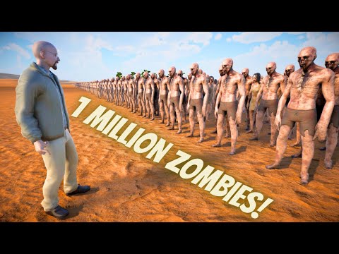 Can Walter White Stop 1 Million Zombies ? | Ultimate Epic Battle Simulator 2 UEBS 2