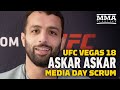 UFC Vegas 18: Askar Askar Almost Teared Up Seeing His Name on UFC Fight Shorts - MMA Fighting