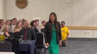 Lt. Governor candidate Fiona Ma at Evening in the Pines event in Tuolumne