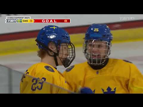 2021 IIHF World U18 Championships G18 Latvia Vs Sweden