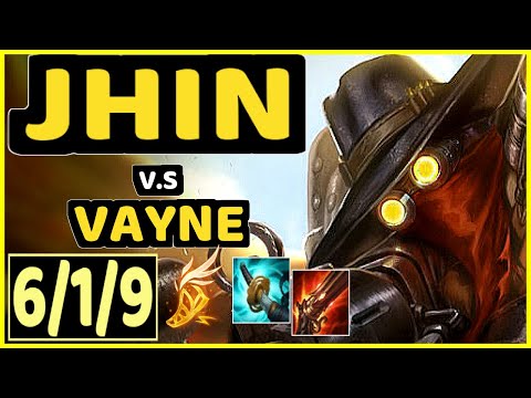TITAN (JHIN) vs VAYNE - 6/1/9 KDA BOTTOM ADC CHALLENGER GAMEPLAY - BR