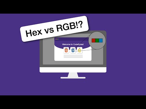 RGB Values vs Hex Codes - CSS Colours Explained