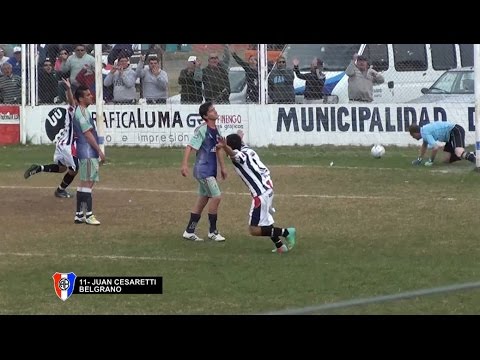 Gol de Juan Cesaretti. Belgrano 1 - Juventud Unida 0. Fecha 8. Torneo Primera División A 2015