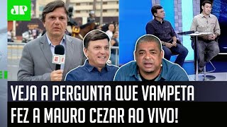 ‘Mauro Cezar, você era da ESPN: o que passa pela sua cabeça quando…’; veja o que Vampeta perguntou