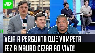 ‘Mauro Cezar, você era da ESPN: o que passa pela sua cabeça quando…’; veja o que Vampeta perguntou