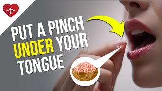Diabetes Hack: Himalayan Salt UNDER the Tongue