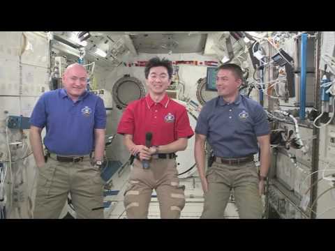 Space Station Crew Members Discuss Life in Space with Japan’s Prime Minister
