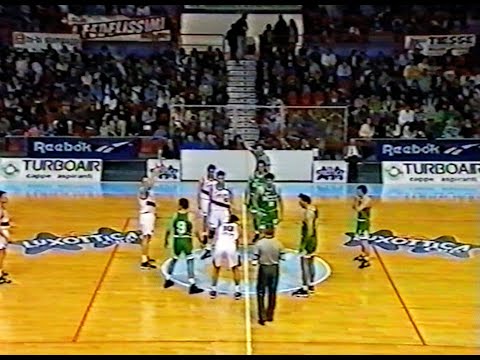 A2 Play off 1994/'95 Turboair Fabriano Basket - Banco Sardegna Sassari 84-76
