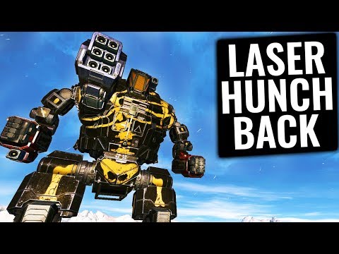 8x MEDIUM LASER ALPHA - Hunchback Build - Mechwarrior Online 2019 MWO