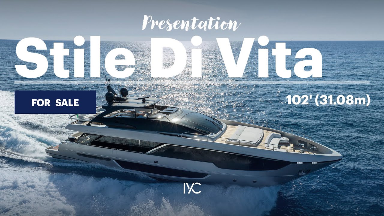 STILE DI VITA | Italian timeless elegance aboard the 102' (31m) Riva superyacht | For sale with IYC