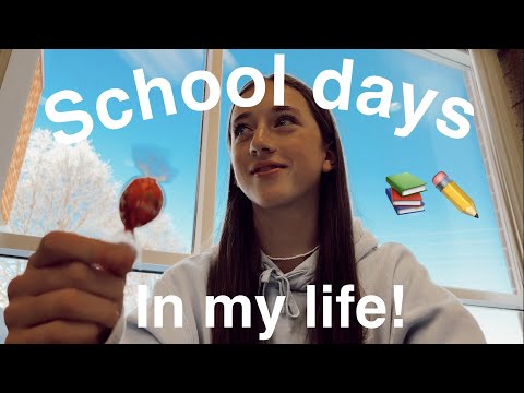 school vlog *A few school days in my life*