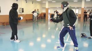 Sabre prime parry movement