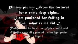 Tadap Tadap Ke: With Lyrics In English (Krishna - YouTube