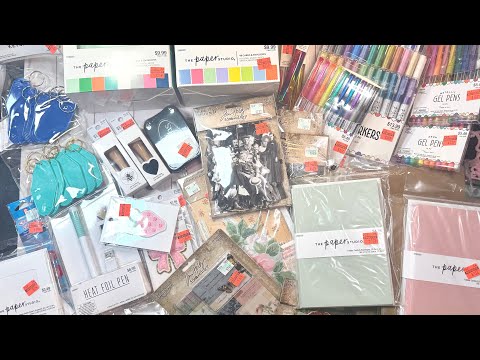 HUGE Hobby Lobby Clearance Haul!  Paper crafting Galore!  Tim Holtz, markers, patches, tools & more!