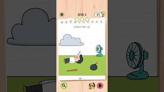 Brain Test 5 Level 2: Wake him up Walkthrough