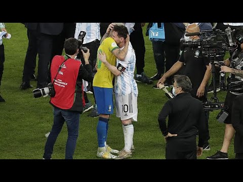 فيديو "لم أدْرِ ما طيب العناق" إلا في حضرة كوبا أمريكا.. الخسارة لا تفسد ودُ نيمار وميسي…