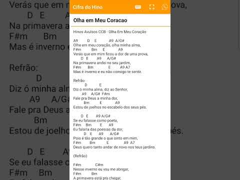 Olha Em Meu Coração - Hinos Avulsos Ccb
