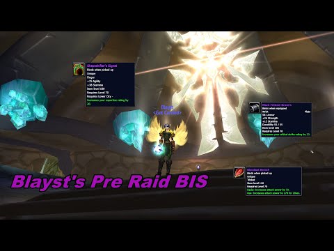 Classic TBC Retribution Paladin: Pre Raid BIS
