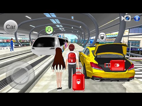 Car🚗 to Monorail🚝 Travelling Experience Today - 3D Driving Class 2025 - Car Game - Android Gameplay