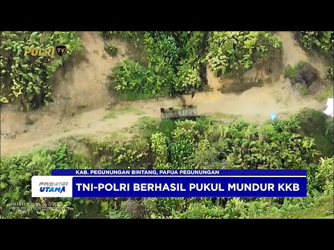 SATGAS DAMAI CARTENZ DAN TNI PUKUL MUNDUR KKB USAI BAKAR SMP NEGERI KIWIROK