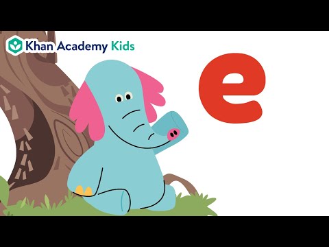 The Letter E | Letters and Letter Sounds | Learn Phonics with Khan Academy Kids