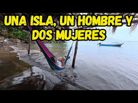 For this reason I live happily on this island, Isla del Tigre Amapala, Honduras