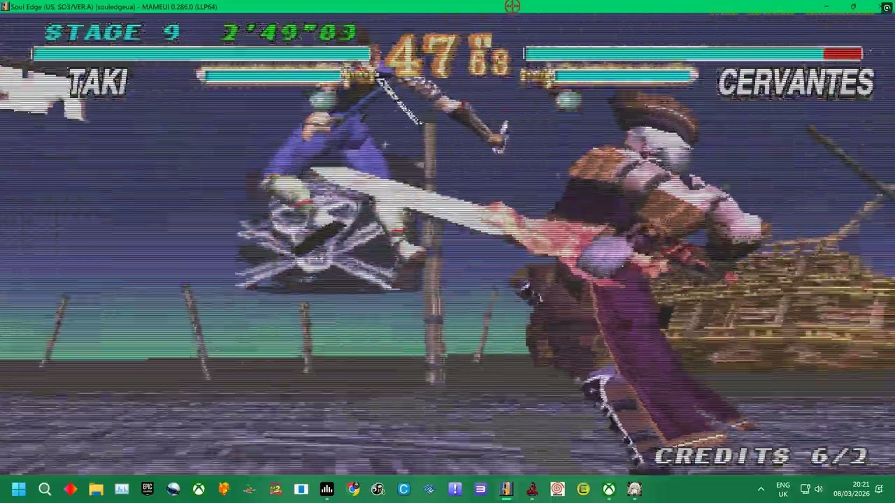 MAME 286 = SOULEDGE - ARCADE VER TAKI -  4K  2026 UK ARCADES