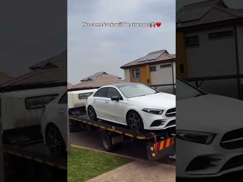 Millionaire flexing his Mercedes