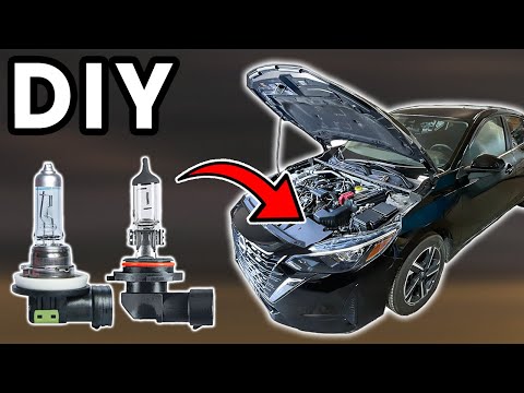 DIY 2020-2025 Nissan Sentra Headlight Bulb Replacement | How To Replace Nissan Sentra Bulbs