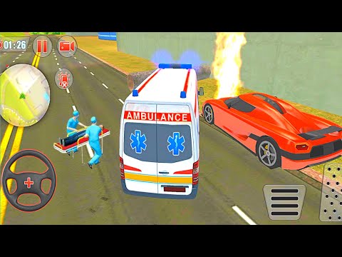 Ambulance Robot Car Transform - Emergency Robot City Rescue Simulator - Android Gameplay