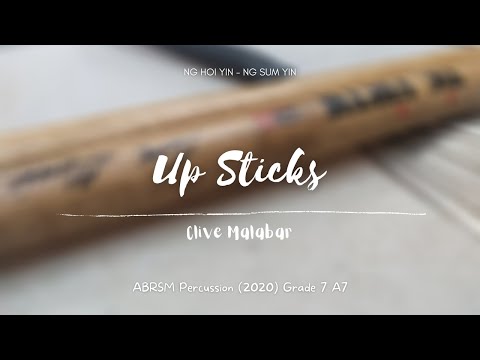 ABRSM Percussion 2020 Grade 7 A7 - Up Sticks, by Malabar