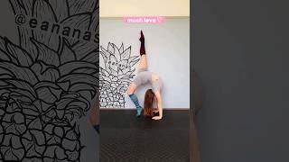 Backbend fall that you all asked for🥰 #stretching #gymnastics #backbend #flexibility #tutorial
